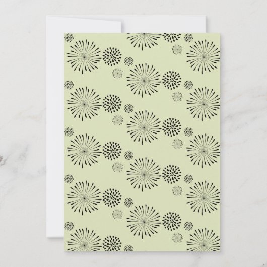 Bee 1. Geburtstag Einladungen Niedlich Moderne (Rückseite)