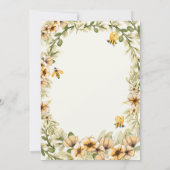 Bee 1. Geburtstagseinladung 1. Bee Day Honey Bee B Einladung (Rückseite)