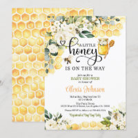Bee A Little Honey ist auf dem Weg Baby Dusche