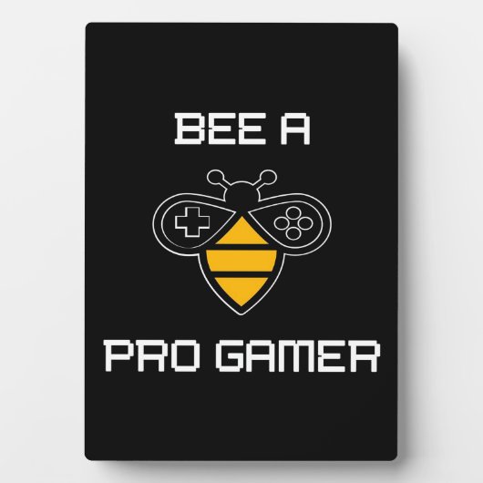 Bee a Pro Gamer, Bee Ohrs, I Love Bee, Beekeeping Fotoplatte (Vorderseite)