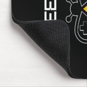 Bee a Pro Gamer, Bee Ohrs, I Love Bee, Beekeeping Mousepad (Ecke)