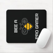 Bee a Pro Gamer, Bee Ohrs, I Love Bee, Beekeeping Mousepad (Mit Mouse)