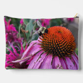Bee and Coneflower Print Cut Sew Bag Zubehörtasche (Rückseite)