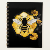 Bee and Honeycomb yellow and black  Planer (Vorderseite)