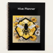 Bee and Honeycombe Design Hive Planner Planer (Vorderseite)