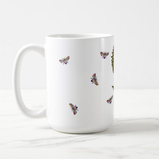 Bee And Sunflower Mug Kaffeetasse (Links)