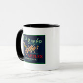Bee-Apfelkiste-Etikett Tasse (Vorderseite Links)