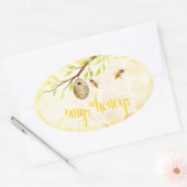 Bee Apiary Honey Jar Stickers (Umschlag)