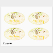 Bee Apiary Honey Jar Stickers (Blatt)