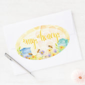 Bee Apiary Honey Jar Stickers (Umschlag)