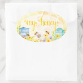 Bee Apiary Honey Jar Stickers (Tasche)