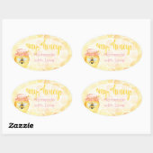 Bee Apiary Honey Jar Stickers (Blatt)