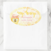 Bee Apiary Honey Jar Stickers (Tasche)