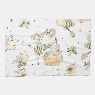 Bee Art Geschirrtuch