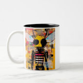 Bee ART Mug Zweifarbige Tasse (Links)