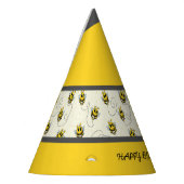 Bee Art Party Hat Partyhütchen (Links)