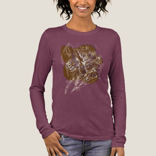 Bee Art Tri-Blend Shirt (Vorderseite)