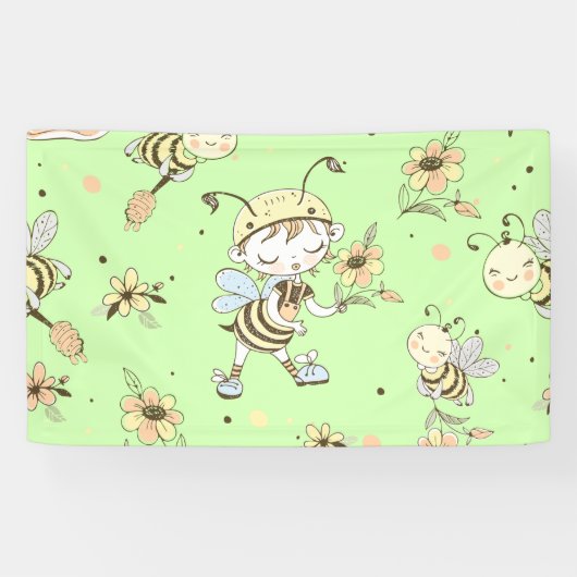 Bee Artwork Banner (Horizontal)