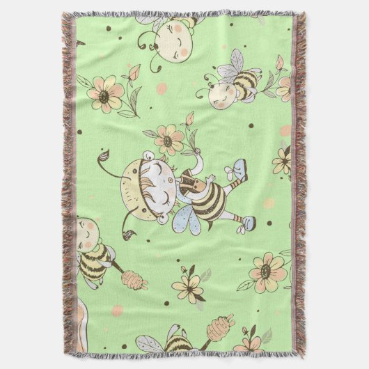 Bee Artwork Decke (Vorderseite Vertikal)