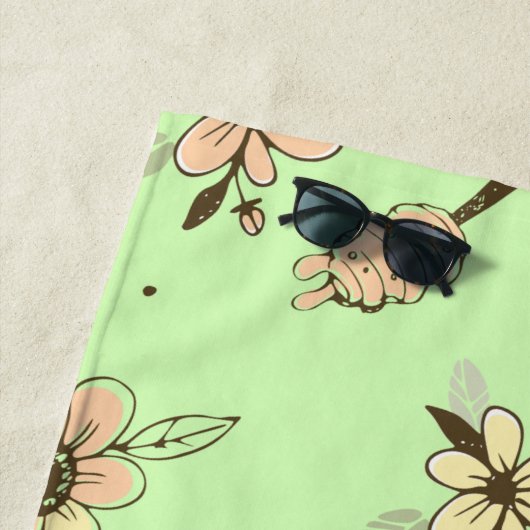 Bee Artwork Strandtuch (Beispiel)