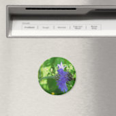 Bee auf Button-Blume Magnet (In Situ (Geschirrspüler))