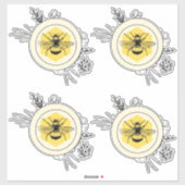 Bee Aufkleber (Blatt)