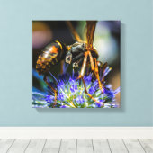 Bee Aware 12" x 12", 1,5", Single Wrapped Canvas Leinwanddruck (Insitu (Holzboden))