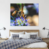 BEE AWARE 50 X 40 WRAPPED CANVAS DRUCK LEINWANDDRUCK (Insitu (Schlafzimmer))