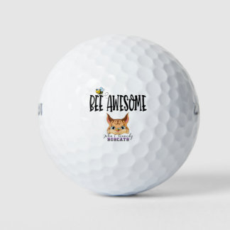 Bee Awesome Golfball