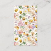 Bee Baby Diaper Raffekarte Begleitkarte (Rückseite)