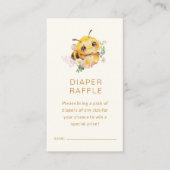 Bee Baby Diaper Raffekarte Begleitkarte (Vorderseite)