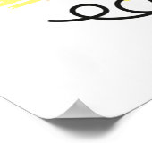 Bee Baby Dusche Begrüßungszeichen Poster (Ecke)