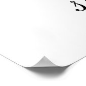 Bee Baby Dusche Begrüßungszeichen Poster (Ecke)