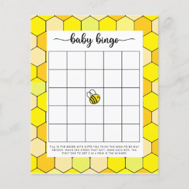 Bee Baby Dusche Bingo Spiel