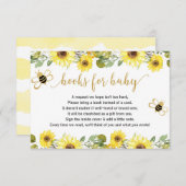 Bee baby Dusche Buchungsanfrage Inserate Mädchen B Begleitkarte (Vorne/Hinten)