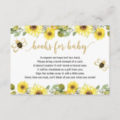 Bee baby Dusche Buchungsanfrage Inserate Mädchen B Begleitkarte (Vorderseite)