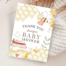 Bee Baby Dusche Danke, Cards Dankeskarte
