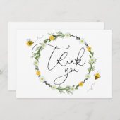 Bee Baby Dusche Vielen Dank Dankeskarte (Vorne/Hinten)