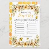 Bee Baby rät, was in dem Windeln-Bag-Spiel steckt (Vorne/Hinten)