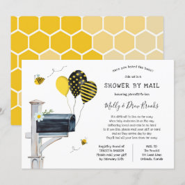 Bee Baby Shower by Mail Einladung