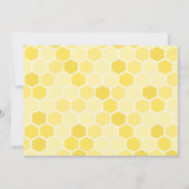 Bee Baby Shower Einladung (Rückseite)