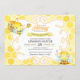 Bee Baby Shower Einladung