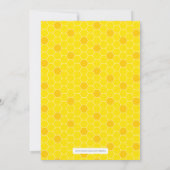 Bee Baby Shower Einladung (Rückseite)