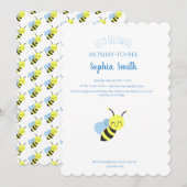 Bee Baby Shower Einladung (Vorne/Hinten)