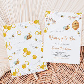 Bee Baby Shower Einladung