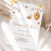 Bee Baby Shower Einladung
