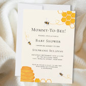 Bee Baby Shower Einladung