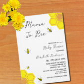 Bee Baby Shower Einladung