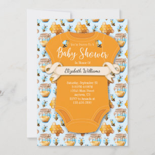 Bee Baby Shower Einladung
