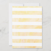 Bee Baby Shower Einladung - Mami zu einer Einladun (Rückseite)